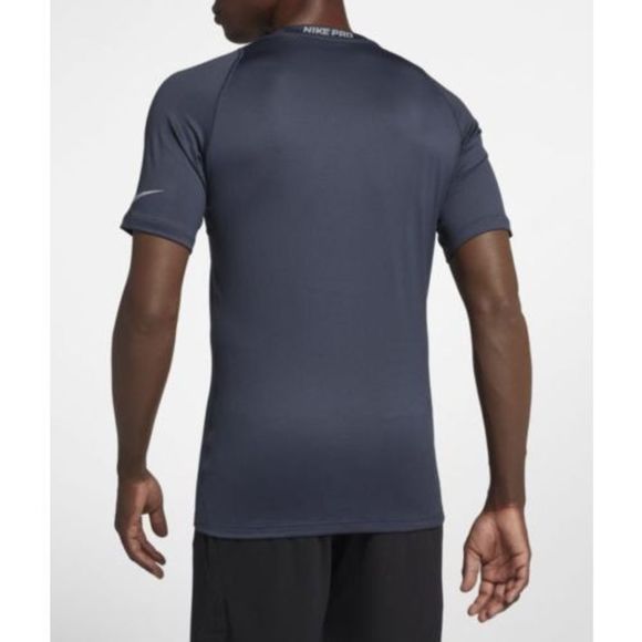 Nike AH7989 472 Mens Size S Dark Grey Pro Training Shirt - Picture 4 of 4